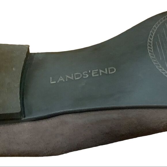 Taupe Faux Suede Flat Slip On Shoes Sz 8.5 - Picture 11 of 13